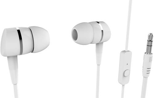 Vivanco SMARTSOUND WHITE In Ear Kopfhörer kabelgebunden Weiß von Vivanco