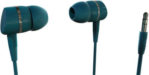 Vivanco SOLIDSOUND PETROL In Ear Kopfhörer kabelgebunden Petrol von Vivanco