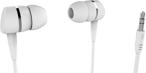 Vivanco SOLIDSOUND WHITE In Ear Kopfhörer kabelgebunden Weiß von Vivanco