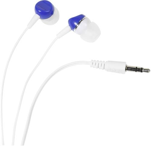 Vivanco SR 3 BLUE In Ear Kopfhörer kabelgebunden Weiß, Blau von Vivanco