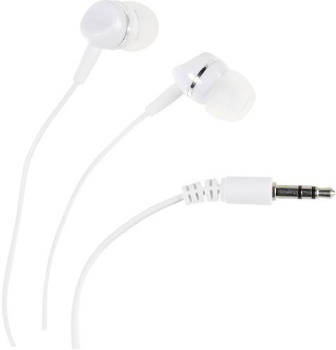 Vivanco SR 3 WHITE In Ear Kopfhörer kabelgebunden Weiß von Vivanco