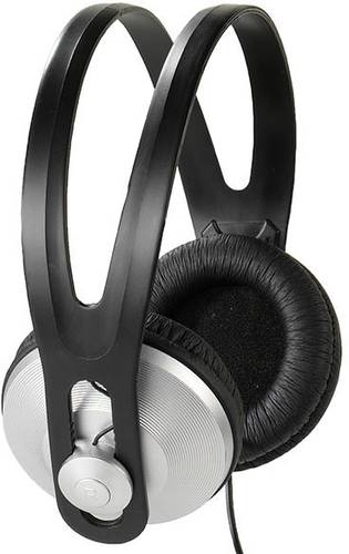 Vivanco SR 97 On Ear Kopfhörer kabelgebunden Schwarz, Silber von Vivanco