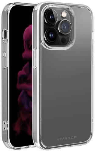Vivanco Safe and Steady Backcover Apple iPhone 14 Pro Transparent Induktives Laden von Vivanco