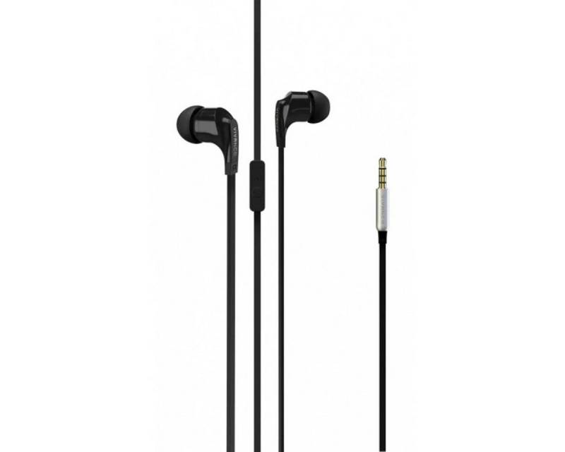 Vivanco Smartphone-Headset (VIVANCO In Ear Kopfhörer in Schwarz, FUSION) von Vivanco
