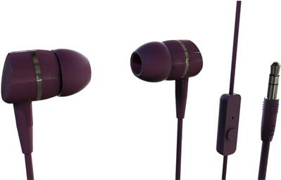 Vivanco Smartsound Kopfhörer Verkabelt im Ohr Anrufe/Musik Violett (38012) von Vivanco