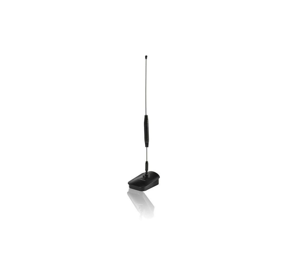 Vivanco Stab Antenne indoor, aktiv, für TV und Radio Empfang (38881) Stabantenne von Vivanco