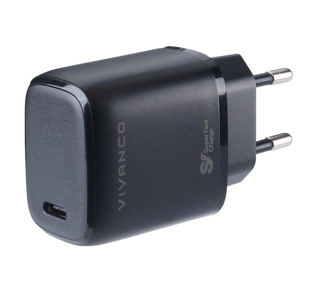 Vivanco Super Fast Charger USB Type-C™, Schnellladegerät für Samsung Galaxy, USB-Ladegerät von Vivanco