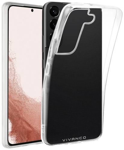 Vivanco Super Slim Backcover Samsung Galaxy S23+ Transparent Induktives Laden von Vivanco