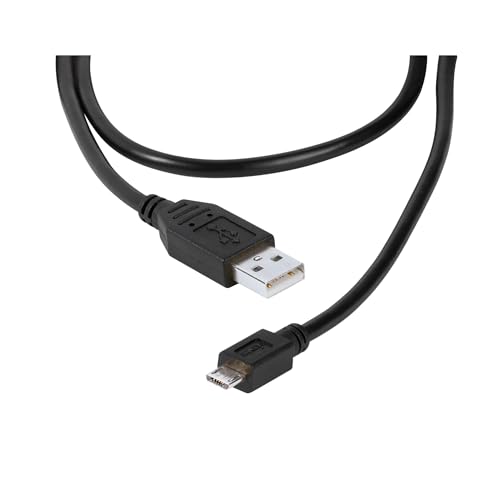 Vivanco T-CO Sync- und Ladekabel für Tablet (vergoldete Kontakte, Micro-USB Typ-B, 1 m) schwarz von Vivanco