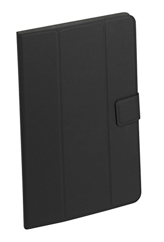 Vivanco T-UF8BL Universal Kunstleder Klapptasche (20,3 cm (8 Zoll), flach: 1 cm, für Tablet) schwarz von Vivanco