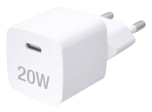 Vivanco TCVVUSBPD20W Handy Ladegerät mit Schnellladefunktion USB-C® Weiß von Vivanco