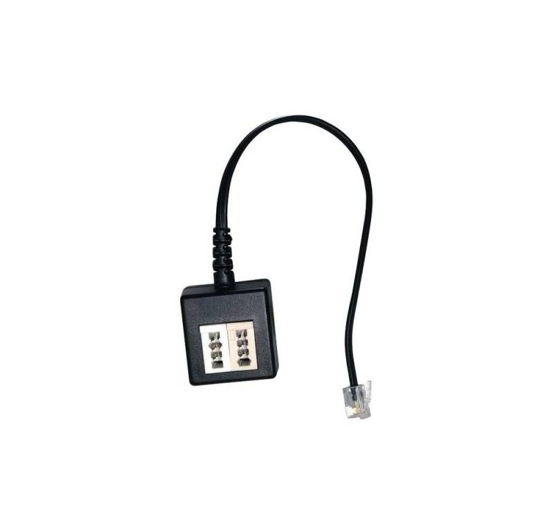 Vivanco Telefon Adapter international, TAE-NF-Kupplung auf RJ11-Stecker 4p4c, Telefonkabel von Vivanco