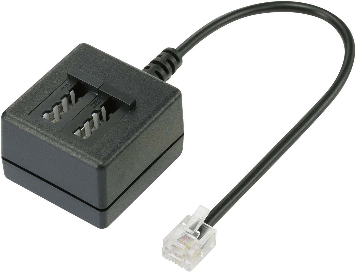 Vivanco Telefonkabel, Netzwerkkabel, DSL/Telefon Kabel RJ-11 (0.1 cm) von Vivanco