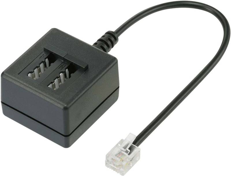 Vivanco Telefonkabel, Netzwerkkabel, DSL/Telefon Kabel RJ-11 (0.1 cm) von Vivanco