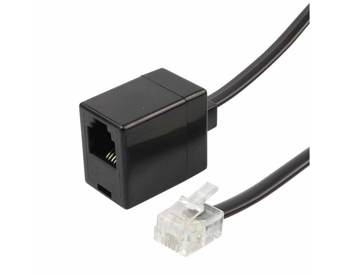Vivanco Telefonkabel, Netzwerkkabel, DSL/Telefon Kabel RJ-11 (6 cm) von Vivanco