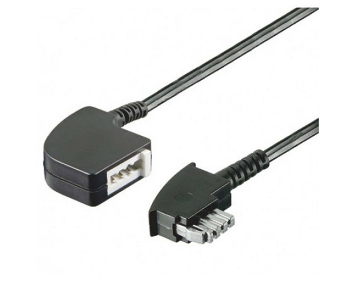 Vivanco Telefonkabel, Netzwerkkabel, DSL/Telefon Kabel RJ-11 (6 cm) von Vivanco