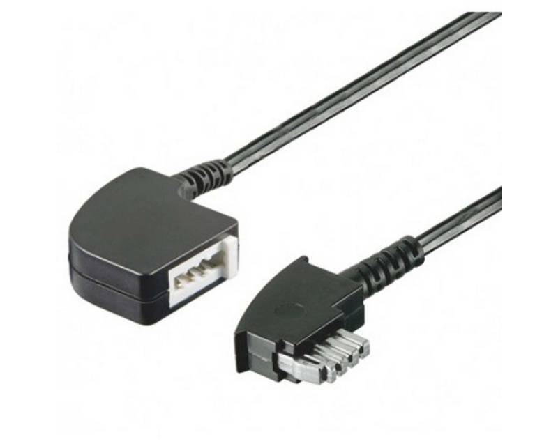 Vivanco Telefonkabel, Netzwerkkabel, DSL/Telefon Kabel RJ-11 (6 cm) von Vivanco