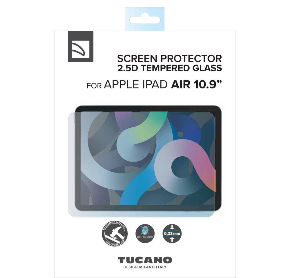 Vivanco Displayschutzglas Tucano Displayschutzglas für Apple iPad Air 10.9, iPad Pro 11'' von Vivanco