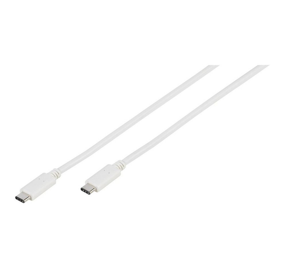 Vivanco USB 3.1 Type C Anschlusskabel mit E Marker Chip, 2m (45354) USB-Kabel von Vivanco