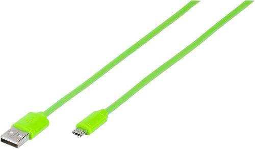 Vivanco USB-Kabel USB 2.0 USB-A Stecker, USB-Micro-B Stecker 1.00m Grün Rund 35818 Vivanco USB-Kabel USB 2.0 USB-A Stecker, USB-Micro-B Stecker 1.00m Grün Rund 35818 von Vivanco