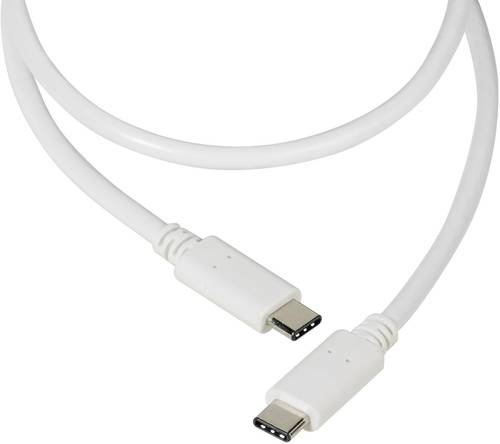 Vivanco USB-Kabel USB 2.0 USB-C® Stecker, USB-C® Stecker 1.20m Weiß 37561 von Vivanco