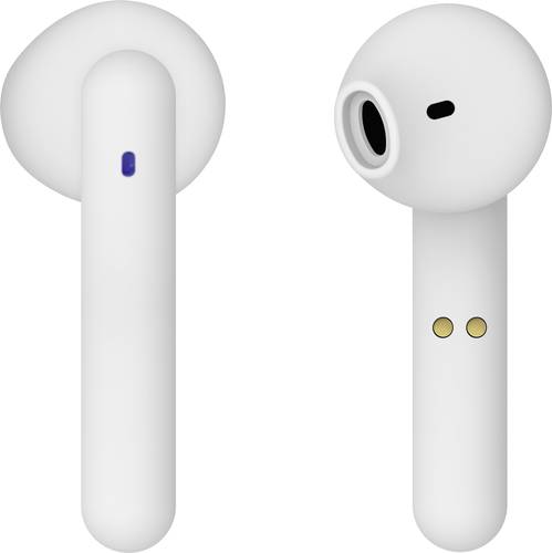 Vivanco Urban Pair In Ear Kopfhörer Bluetooth® Weiß Noise Cancelling Headset, Lautstärkeregelung von Vivanco