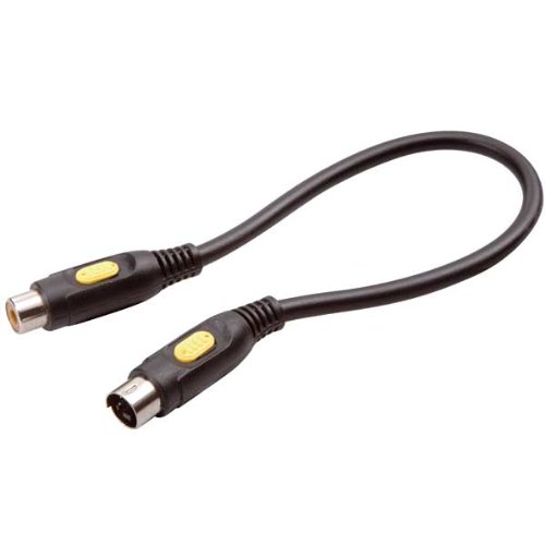 Vivanco Video Adapter S-Video Stecker, Cinch Kupplung 0.15 m Vivanco Video Adapter S-Video Stecker, Cinch Kupplung 0.15 m von Vivanco