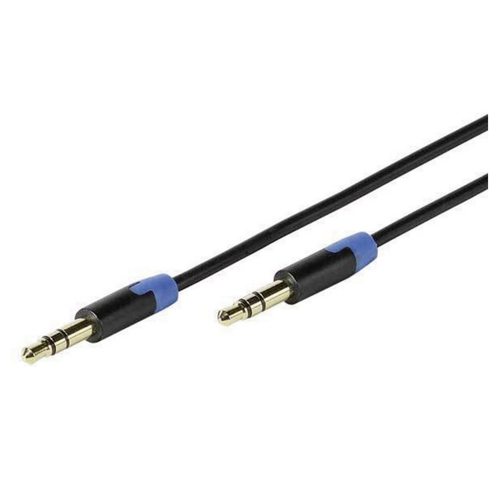 Vivanco Vivanco 41903 Klinke Audio Anschlusskabel [1x Klinkenstecker 3.5 mm - Audio- & Video-Kabel, (0.60 cm) von Vivanco