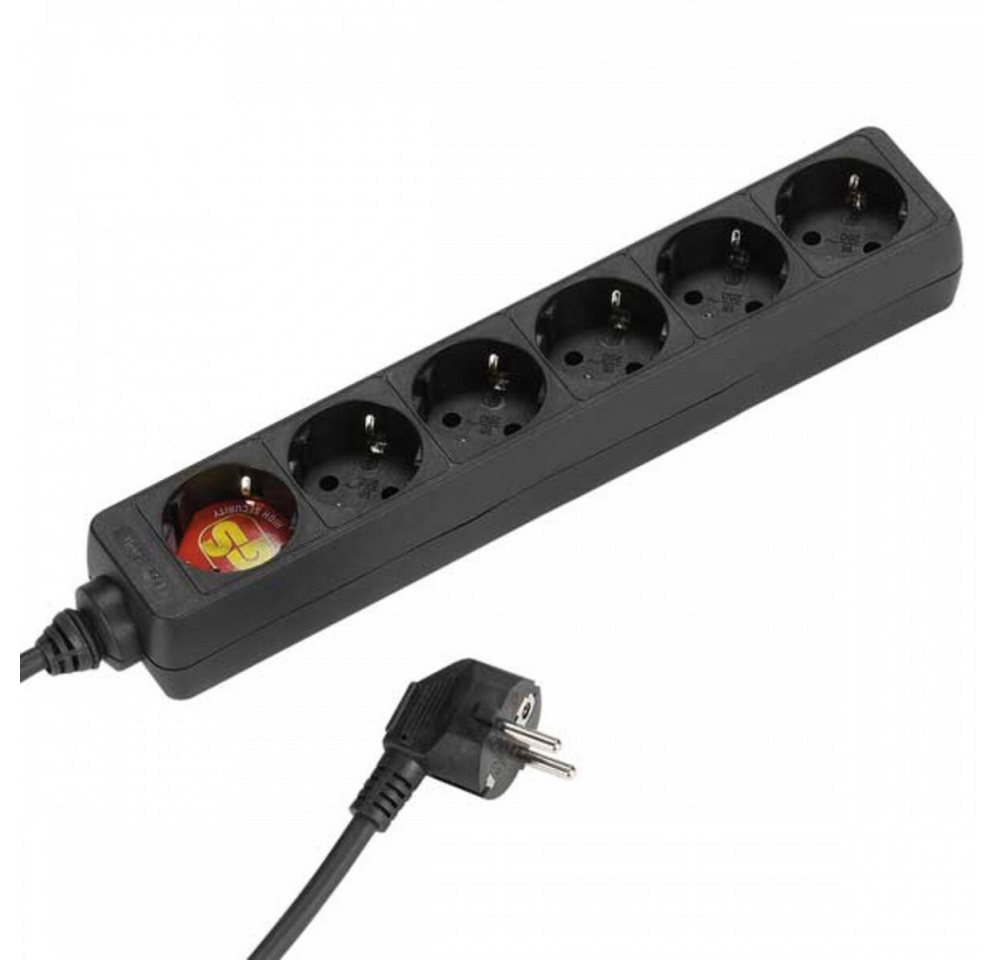Vivanco Vivanco E6 S15 Schwarz Steckdosenleiste Elektro-Kabel, Schuko, 6-fach, 6-fach Steckdosenleiste Vivanco Vivanco E6 S15 Schwarz Steckdosenleiste Elektro-Kabel, Schuko, 6-fach, 6-fach Steckdosenleiste von Vivanco