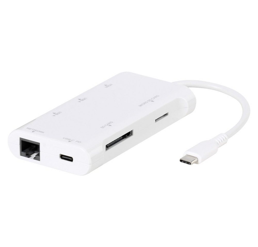Vivanco Vivanco USB-C® Adapter [1x USB-C® Stecker - 7x HDMI-Buchse, MicroSD-Ka USB-Adapter, 0.1 cm von Vivanco