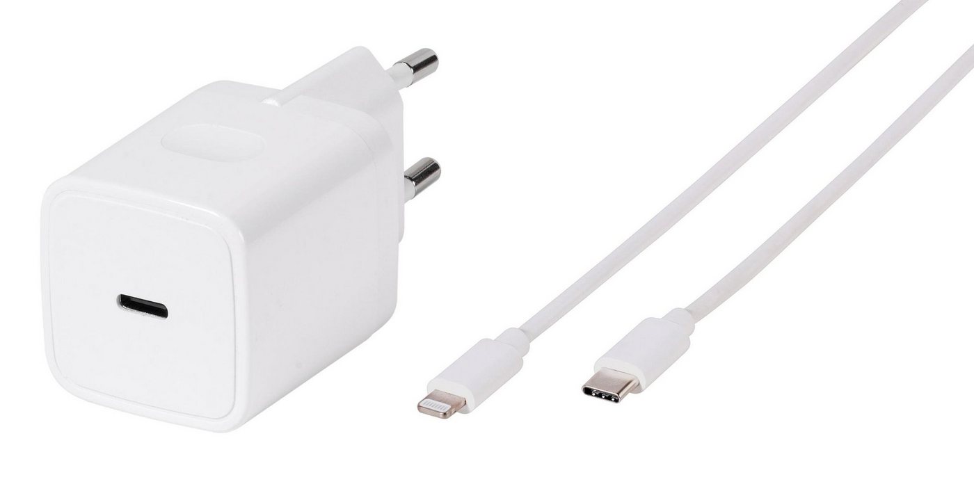 Vivanco iPhone PD 3.0 USB Type-C/Lightning-Kabel Lightningkabel, Lightning, USB-C, Lightning, USB-C (1,2 cm), Unterstützt Power Delivery 3.0 (PD3.0), Unterstützt schnelles Laden in Verbindung mit einem MagSafe Ladeadapter, 1,2m langes Kabel, USB-C auf Lightning von Vivanco