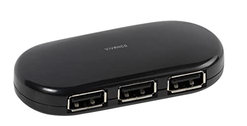 Vivanco it-usbhub4 USB 2.0 480 Mbit/s schwarz Hub, Windows 10 Education, Windows 10 Education X64, Windows 10 Enterprise von Vivanco