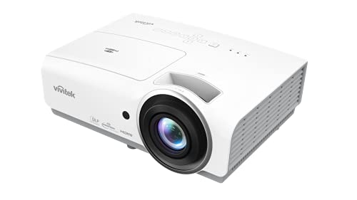 Vivitek DH856, Tragbarer Full-HD-Projektor mit 1,5-Fach Zoom, Kontrastverhältnis 15.000:1, 4800 Lumen, WUGXA (1920x1200), 3,4kg Gewicht, für Heimkino, Netflix, Prime & mehr von Vivitek