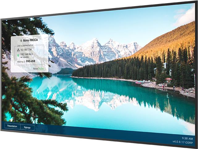 Vivitek DK863 Signage-Display Digital Signage Flachbildschirm 2,18 m (86) WLAN 500 cd/m² 4K Ultra HD Schwarz Android 9.0 24/7 (DK863) von Vivitek