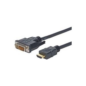 VivoLink 1.0m HDMI - DVI-D 1m HDMI DVI-D Schwarz (PROHDMIDVI1) von VivoLink