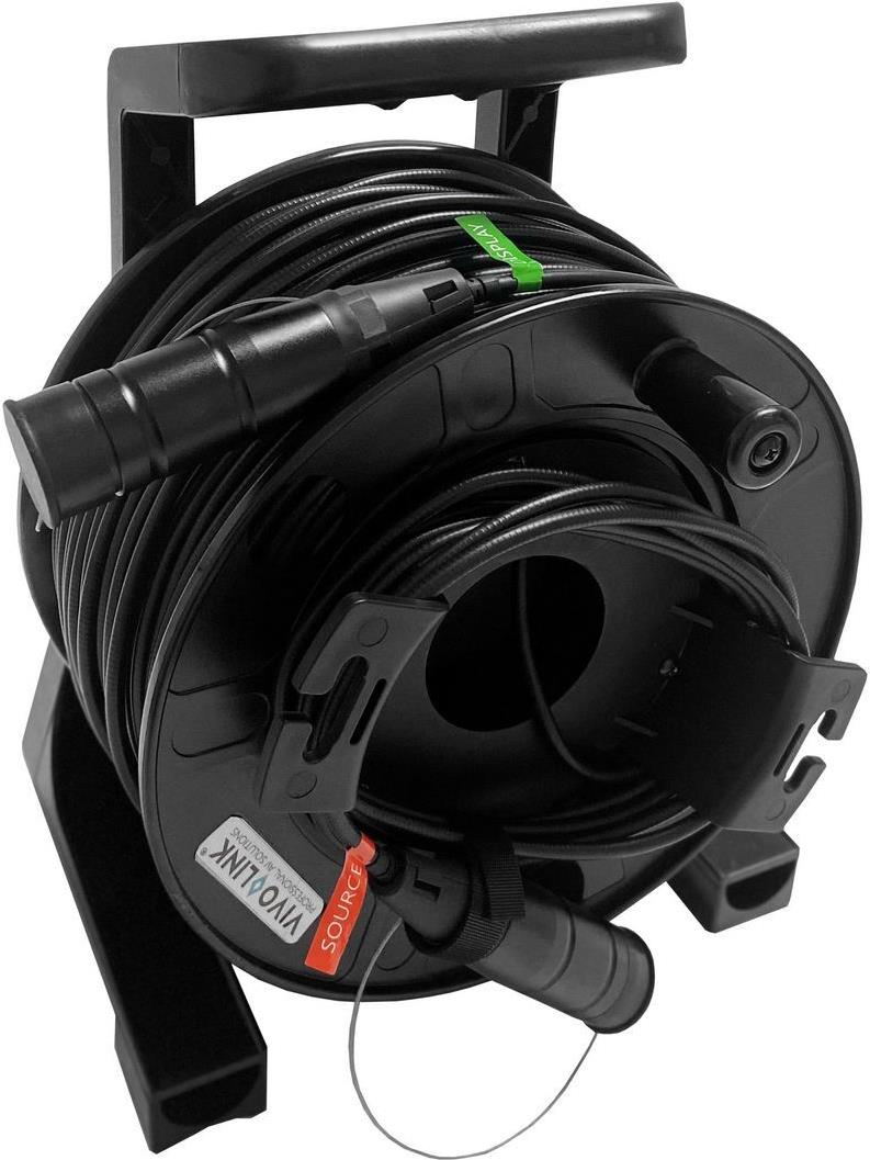 VivoLink 100m OPTIC HDMI 4K Amored CABLE on drum - Kabel - Digital/Display/Video - 100 m (PROHDMIOP100AM-DRUM) von VivoLink