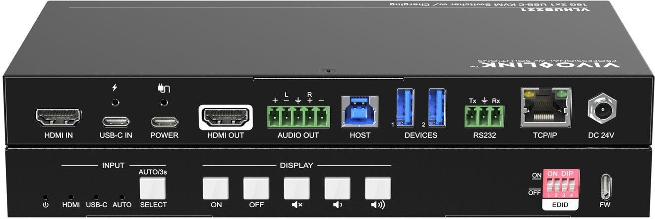 VivoLink 4K Presentation HDMI and USB-C to HDMI+USB3.0 - Digital/Daten (VLHUB221) von VivoLink