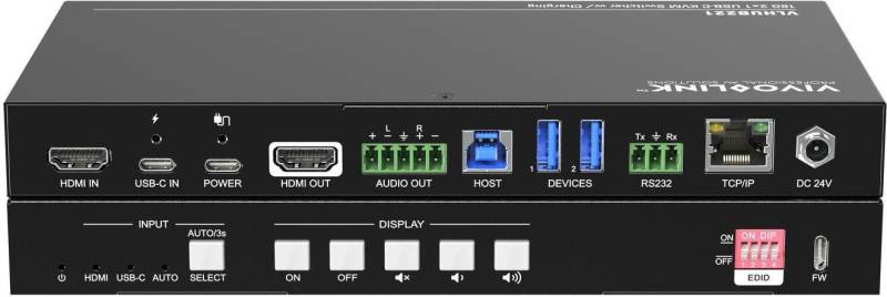 VivoLink 4K Presentation HDMI and USB-C to HDMI+USB3.0 - Digital/Daten (VLHUB221) von VivoLink