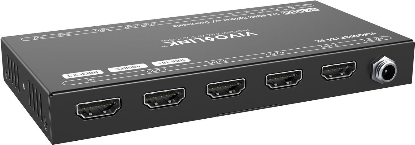 VivoLink HDMI splitter 1x4 8Ka60Hz (VLHDMISP1X4-8K) von VivoLink