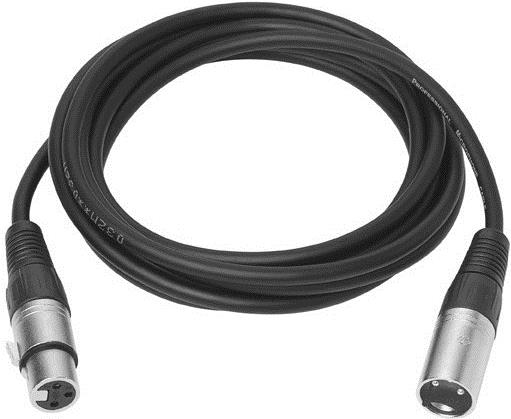 VivoLink PROAUDXLRMF15 15m XLR XLR Schwarz Audio-Kabel (PROAUDXLRMF15) von VivoLink