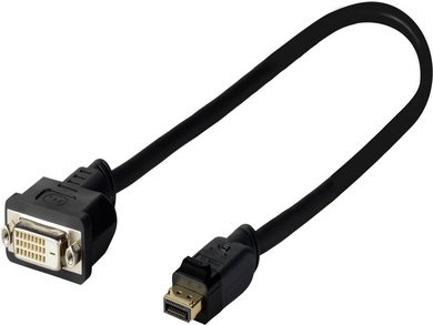 VivoLink PRODPADAPDVI DisplayPort DVI Schwarz Videokabel-Adapter (PRODPADAPDVI) von VivoLink