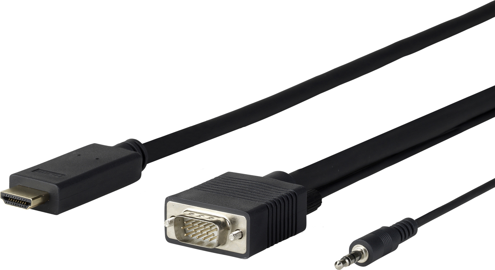VivoLink PROHDMIVGA5 Videokabel-Adapter 5 m HDMI Typ A (Standard) VGA (D-Sub) + 3.5mm Schwarz (PROHDMIVGA5) von VivoLink
