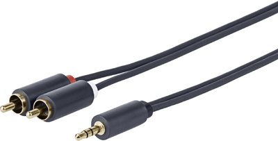 VivoLink PROMJRCA25 25m 3.5mm 2 x RCA Schwarz Audio-Kabel (PROMJRCA25) von VivoLink
