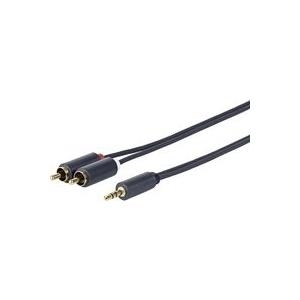 VivoLink PROMJRCA7 7m 3.5mm 2 x RCA Schwarz Audio-Kabel (PROMJRCA7) von VivoLink