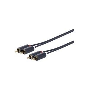 VivoLink PRORCARCA20 20m 2 x RCA 2 x RCA Schwarz Audio-Kabel (PRORCARCA20) von VivoLink