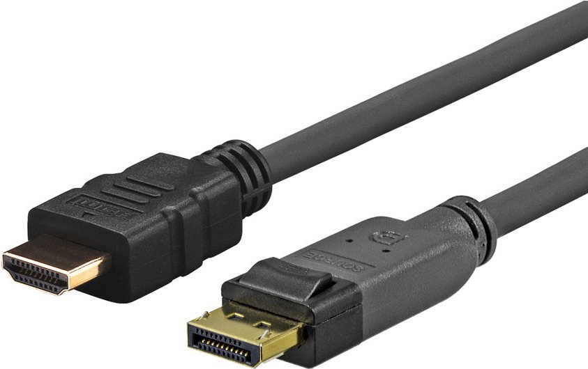 VivoLink Pro - Adapterkabel - DisplayPort männlich zu HDMI männlich - 1.5 m - eingerastet, 4K Unterstützung von VivoLink