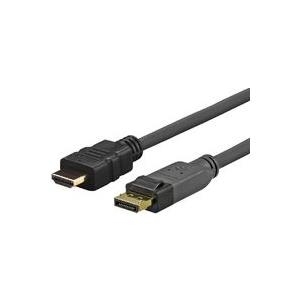 VivoLink Pro - Adapterkabel - DisplayPort männlich zu HDMI männlich - 2 m - eingerastet, 4K Unterstützung von VivoLink