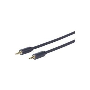 VivoLink Pro - Audiokabel - Mini-Stecker männlich zu Mini-Stecker männlich - 50 cm - Doppelisolierung - Schwarz von VivoLink
