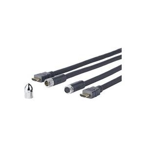 VivoLink Pro Cross Wall - HDMI-Kabel mit Ethernet - HDMI männlich zu HDMI männlich - 7.5 m von VivoLink