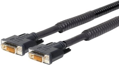 VivoLink Pro - DVI-Kabel - DVI-D (M) zu DVI-D (M) - 5 m - Daumenschrauben, 4K Unterstützung von VivoLink